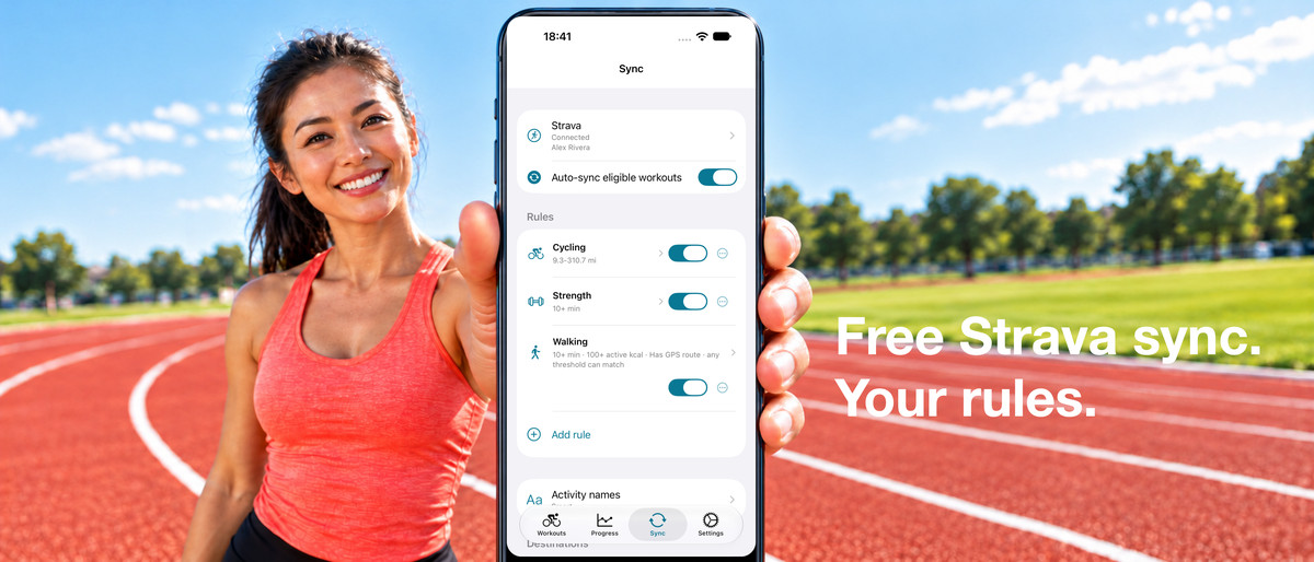 I built WorkoutPort to choose which Apple Health workouts reach Strava — sync is free